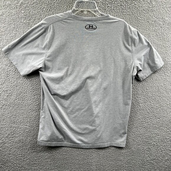 Under Armour Mens Shirt Large Gray Heatgear Las Vegas Pullover Short Sleeve Tee - Picture 2 of 9